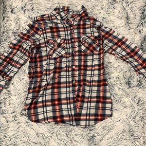 Red and blue flannel